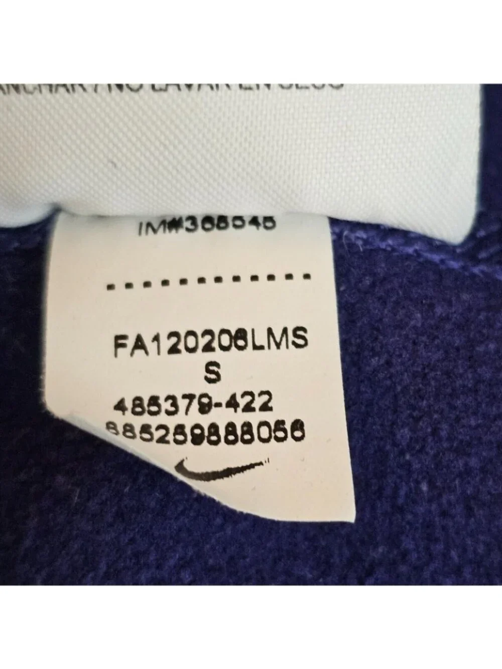 Nike Pro Sweatshirt Womens S Blue 1/2 Zip DriFit Pullover Activewear Athleisure - Picture 11 of 13